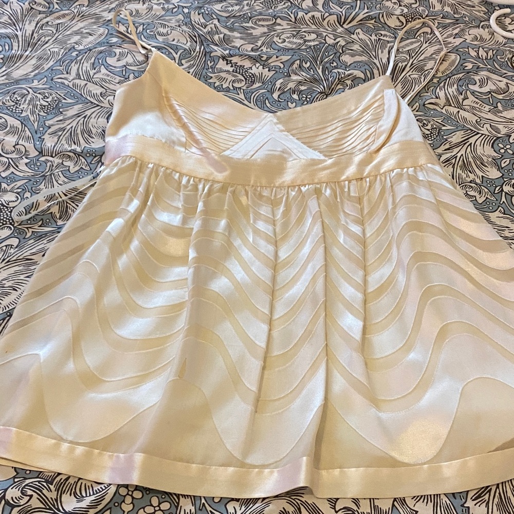 Elegant Cream Satin Camisole